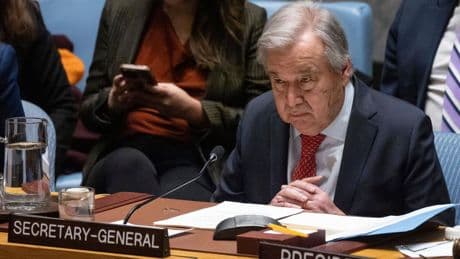 Sitzung am Sonntag: "Gefährliche Eskalation": UN-Generalsekretär kritisiert Israels Gaza-Pläne scharf