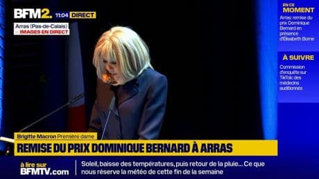 "Choisir les mots plutôt que la mort": Brigitte Macron est la marraine du prix Dominique Bernard