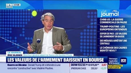 Guerre en Ukraine: les valeurs de l'armement baissent en bourse