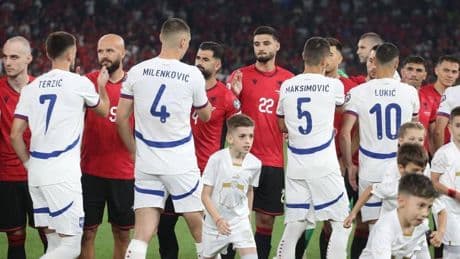 Sırbistan maçı olayları sebebiyle Arnavutluk Futbol Federasyonu'na ceza verildi