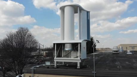 Statt Solaranlage: Windrad auf dem Hausdach soll 50 Prozent mehr Strom erzeugen