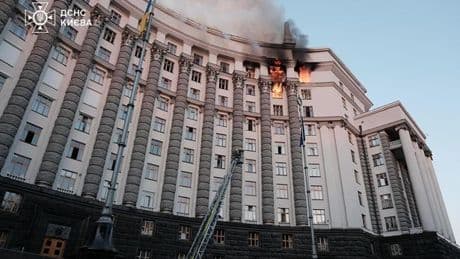 Putin hits main Ukraine government building in deadly attacks with baby killed