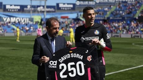 El mítico Alberto López, superado por David Soria, que firma una marca histórica en LaLiga