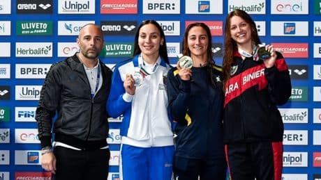 Cerasuolo e Martinenghi, tempi mondiali
Quadarella conquista il 47° titolo tricolore