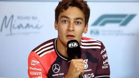 George Russell had sharp seven words to say about Lewis Hamilton after his Ferrari switch