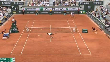 Carlos Alcaraz stuns French Open fans with classy gesture as he wins rally but concedes point due to little-known rule