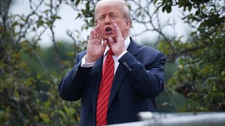 ‘Sir, why are you on the roof?’ Trump grabs bird’s-eye view to survey $200M White House ballroom plans
