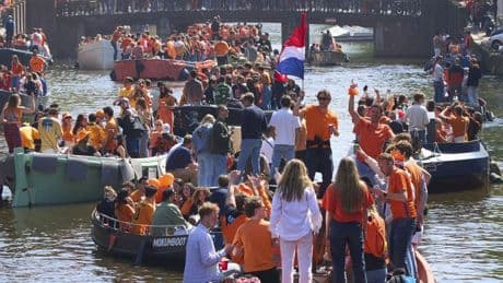The Netherlands is turning orange to celebrate King Willem-Alexander's birthday