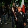 Thousands of extreme-right Italian neo-fascists hold torch-lit rally in honour of youth wing member murdered by far-left militants 50 years ago