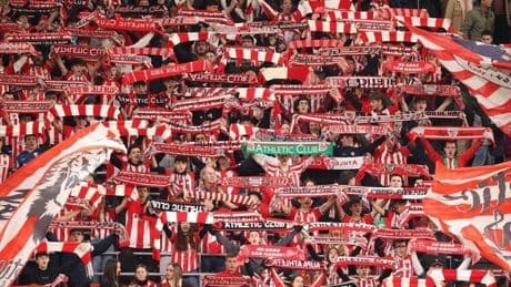 La Federación multa al Athletic con 9.000 euros por «cánticos ofensivos» en el último partido ante el Barcelona