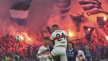 Ruthless Stuttgart beats Arminia Bielefeld 4-2 in German Cup final