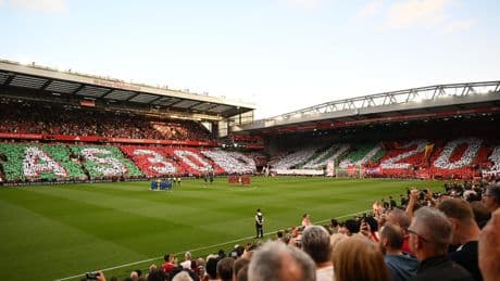 Así fue el sentido homenaje de Anfield Road a Diogo Jota y su hermano André en la previa del Liverpool-Bournemouth