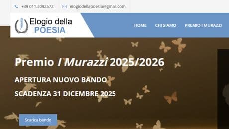 “I Murazzi”, via al Premio letterario 2025-2026