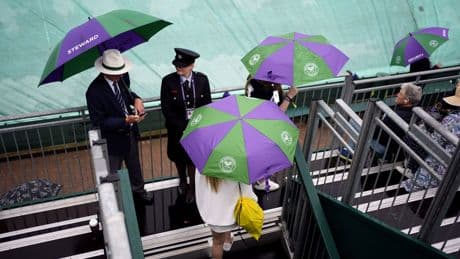 Wimbledon diary: Heatwave makes way for rain as Olivia Rodrigo visits Royal Box