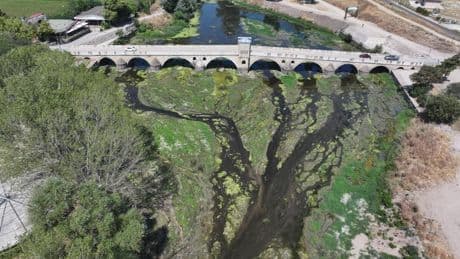 Tunca Nehri'nde su akışı durma noktasına geldi