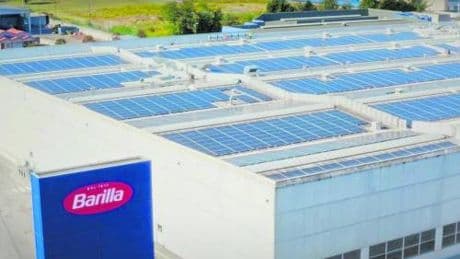 Barilla e l'impegno sulle rinnovabili. Triplicata la potenza degli impianti