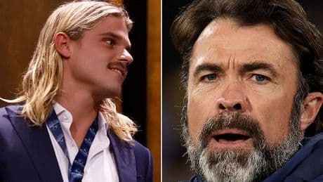 First Bailey Smith was busted verbally attacking a female footy worker. Now his coach has had to apologise for doing the exact same thing