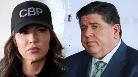 Protesters gather outside Pritzker mansion to disrupt Noem presser, only to find she was never actually there