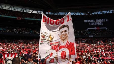 Arne Slot feels no ‘bad intention’ in Palace fan noise during Diogo Jota tribute