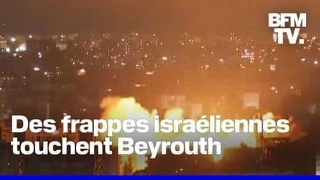 Au moins 8 frappes de l'aviation israélienne ont touché Beyrouth jeudi