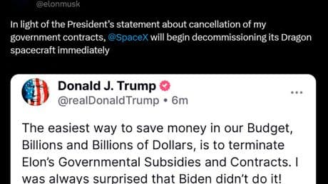 Elon Musk y el gobierno de EEUU han roto su relación de la peor manera: poniendo en riesgo la Estación Espacial Internacional