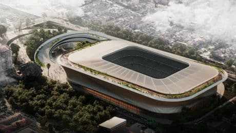 Málaga continúa con su trabajo de incorporar un nuevo estadio de fútbol acorde a la ciudad