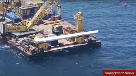 Bayesian, recuperato il boma di 72 metri del veliero. «Nessun portellone è stato chiuso prima che affondasse»
