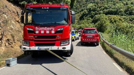Un joven de Calella fallece en una carrera ilegal entre dos coches en la carretera de Hortsavinyà