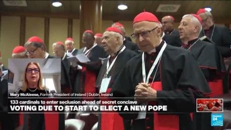 Cardinals' vote due to start to elect a new pope