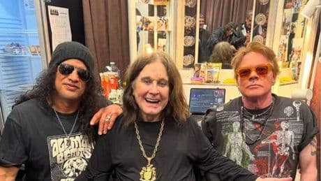 Ozzy Osbourne meets his own personal legend as he sends touching message