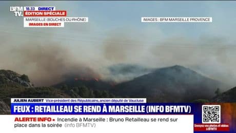 Incendie dans l'Hérault: l'autoroute A9 a été fermée dans les deux sens entre Sète et Agde