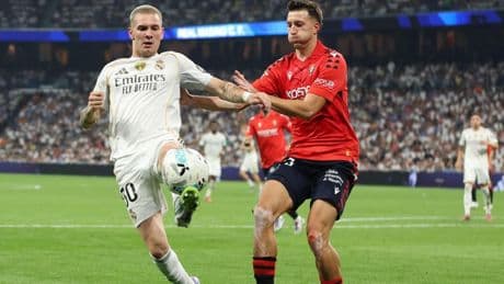 Del 'Tebas, vete a Miami' al 'Franco, Franco', la banda sonora del Bernabéu ante Osasuna