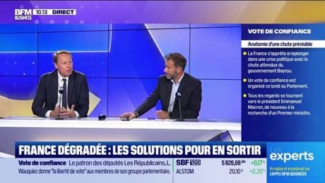 Les Experts : Vote de confiance, que coûterait la chute ? - 08/09