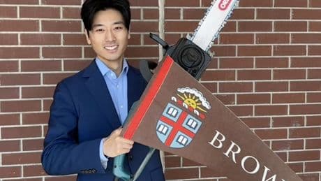 Brown student Alex Shieh is over the target on BS jobs and DEI— so the school is going after him