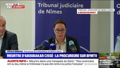 Meurtre d'Aboubakar Cissé: "Des avancées ont eu lieu, même si l'intéressé n'a pas encore été remis à la justice française", affirme procureure de la République de Nîmes