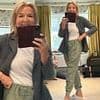 Fern Britton, 67, continues to showcase her incredible weight loss transformation in a chic blazer and high-waisted trousers for latest social media snap - after losing five stone