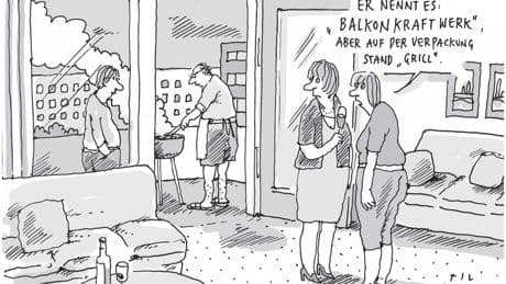 Til Mette: "Cartoons für Menschen mit gehobenen humoristischen Ansprüchen" – alles klar?