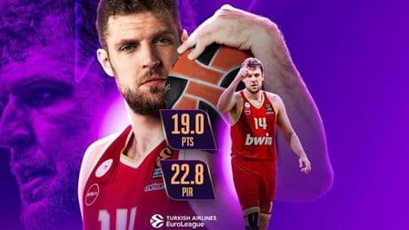 THY Avrupa Ligi’nde play-off MVP’si Sasha Vezenkov