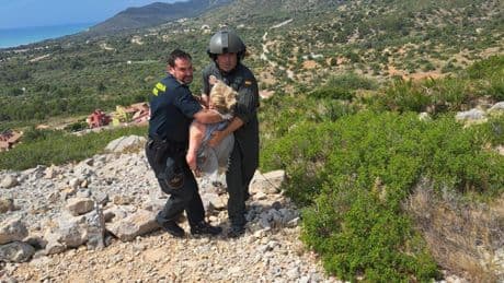 Localizada la mujer de Alagón de 71 años con alzheimer desaparecida en Peñíscola: ha sido evacuada en helicóptero