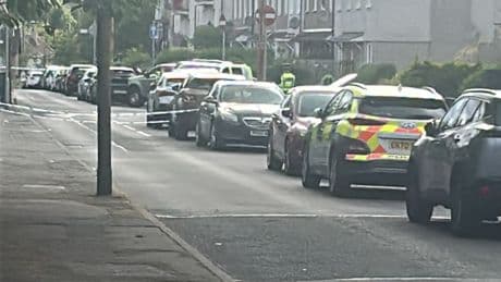 Man rushed to hospital after being stabbed on street