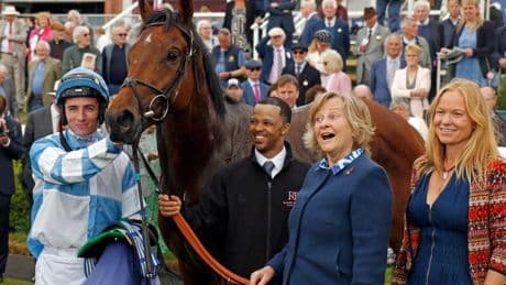 Meet the 80-year-old granny battling billionaires with her Derby ‘superstar’ tinged with sadness