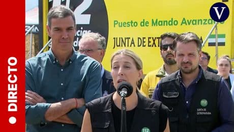 Pedro Sánchez visita el Puesto de Mando Avanzado de Jarilla (Cáceres), en streaming