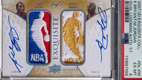 El estratosférico precio de un cromo de Jordan y Kobe que nunca se ha visto en una subasta