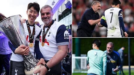 Tottenham captain Son Heung-min breaks silence on Ange Postecoglou's brutal axeing after Europa League triumph