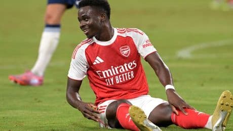 Bukayo Saka's former Arsenal coach still playing one month shy of 50th birthday
