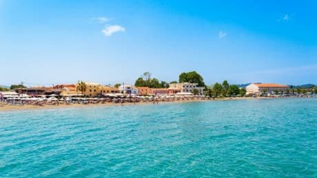 British mum, 50, dies after she and family get swept away while swimming in Corfu