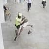 Moment phone snatcher receives instant karma as he's knocked off his bike by furious Londoners - and loses shoe that police use to catch him