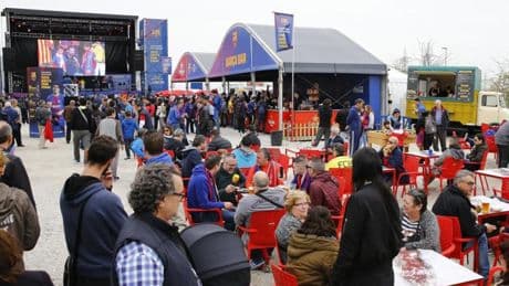 Así será la ‘fan zone’ del Barça en la final de Copa en Sevilla