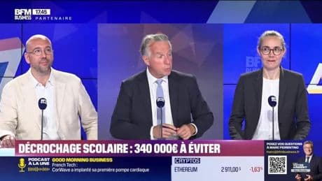 BFM Stratégie (Cours n°344): Décrochage scolaire, 340 000 euros à éviter - 12/07