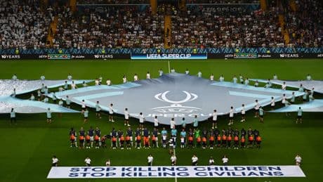 El mensaje de la UEFA a Israel por la guerra de Gaza: "Dejad de matar niños, dejad de matar civiles"